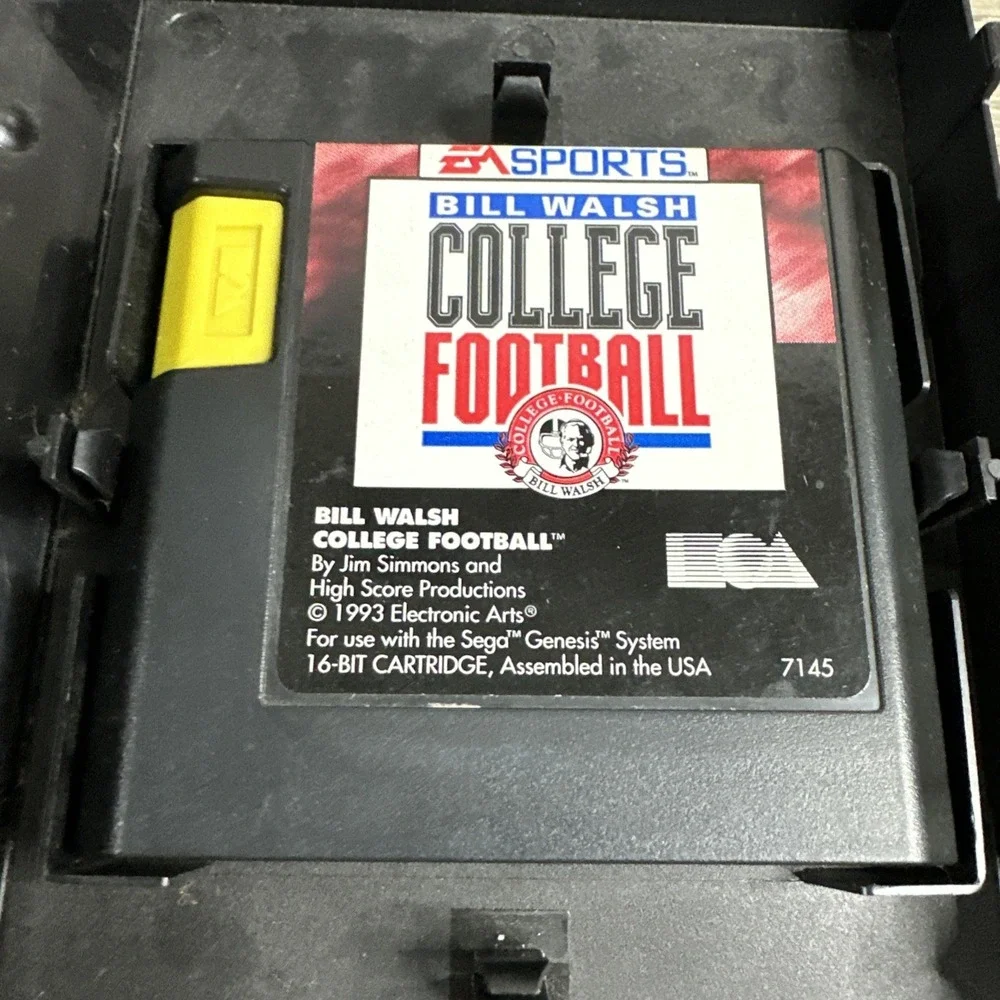 Bill Walsh‎ College Football (Sega Genesis, 1993) -no Manual